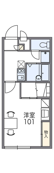 レオパレスＣｈａｍｂｒｅ　Ｓの間取り