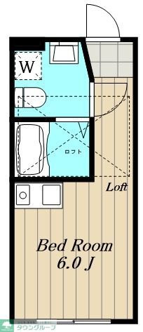 大田区北千束のマンションの間取り