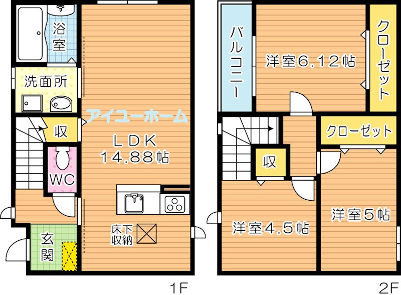 サンラプロ青山　B棟の間取り