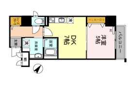 神戸市中央区磯辺通のマンションの間取り