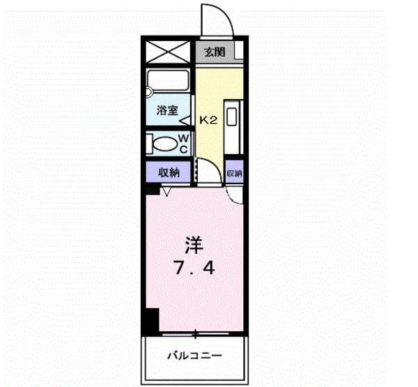 佐倉市井野町のマンションの間取り