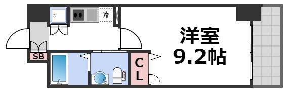 ルクレ京橋の間取り