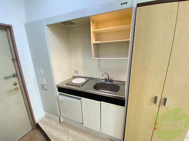 キッチン　ＩＨコンロ付きのミニキッチンです！オール電化！