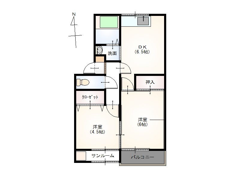 ガーデンハイム松任_間取り_0