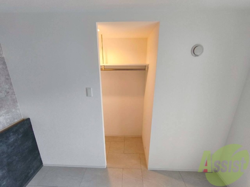 収納　洋室にはクローゼットがあるのですっきり片付きそうです。