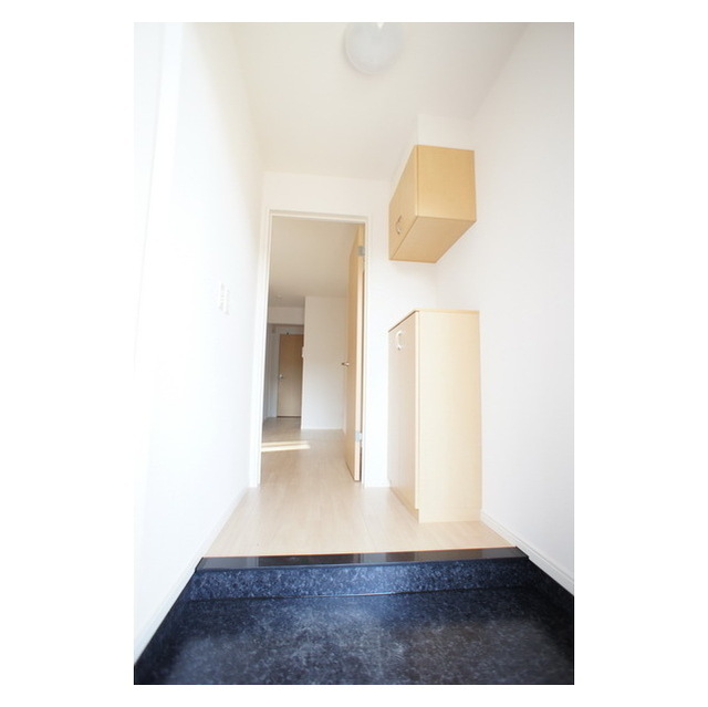 玄関　上下のシューズボックスも完備