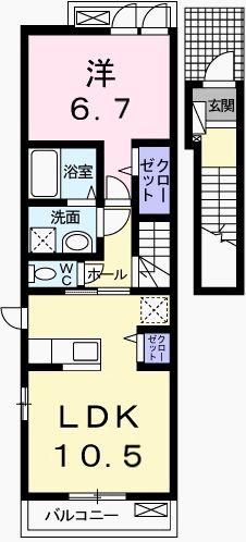 グランアウローラVIの間取り写真