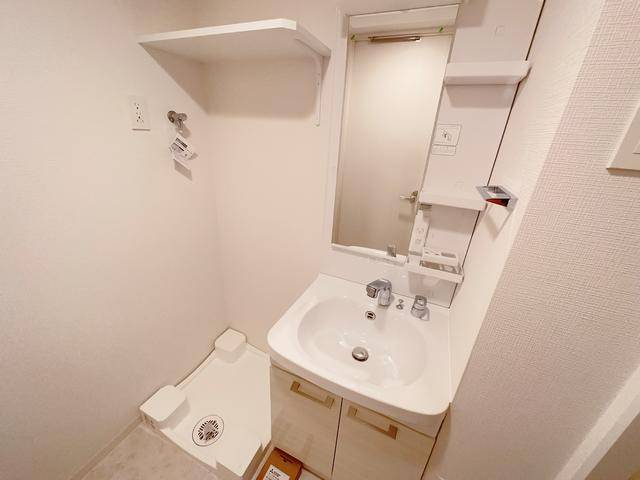 洗面設備　＊新築の為未完成