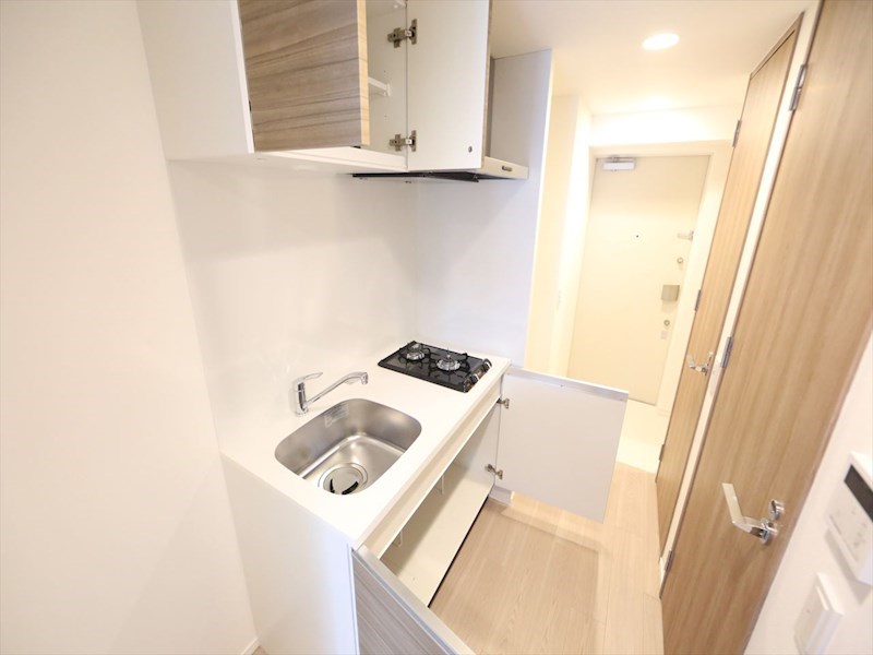 キッチン　システムキッチン（ガス2口コンロ付）