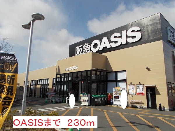 スーパー　ＯＡＳＩＳ（スーパー）まで230m