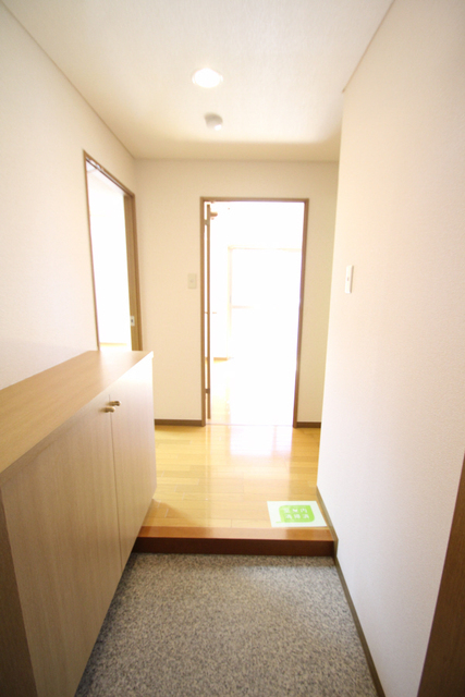 玄関　玄関からの眺め
