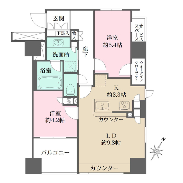 BELISTA横浜弐番館の間取り写真