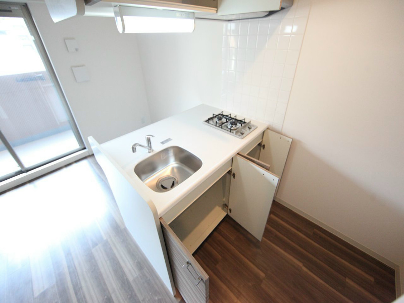 キッチン　システムキッチン（ガス2口コンロ付）カウンターキッチン