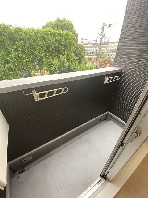 バルコニー　落ち着いた時間を過ごせるバルコニーです