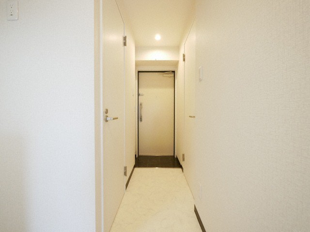 玄関　収納もある玄関です