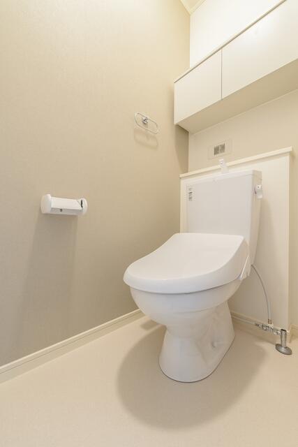 トイレ　ゆったりとした空間のトイレです