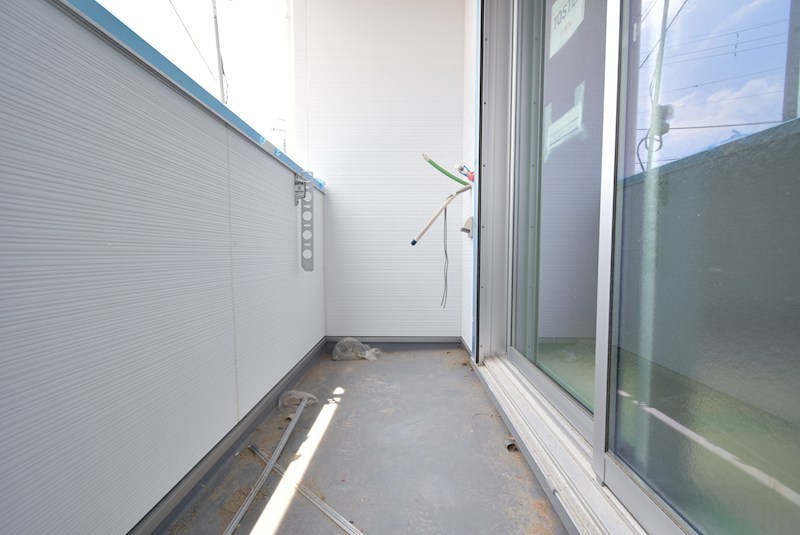 バルコニー　建築中