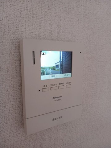 セキュリティ　モニター付きインターホンです
