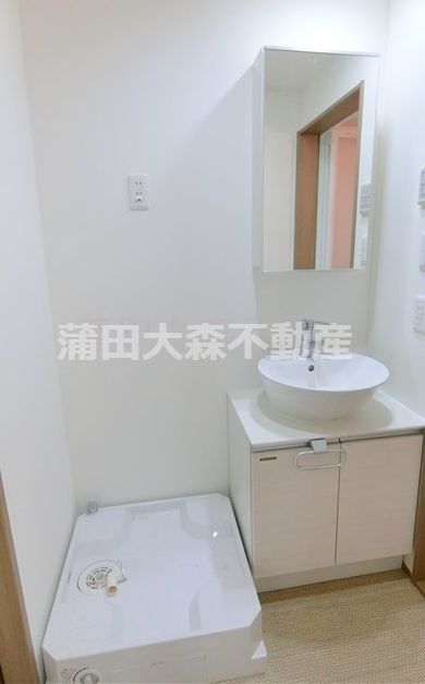 洗面設備　独立洗面台　洗濯機置き場　洗面脱衣所