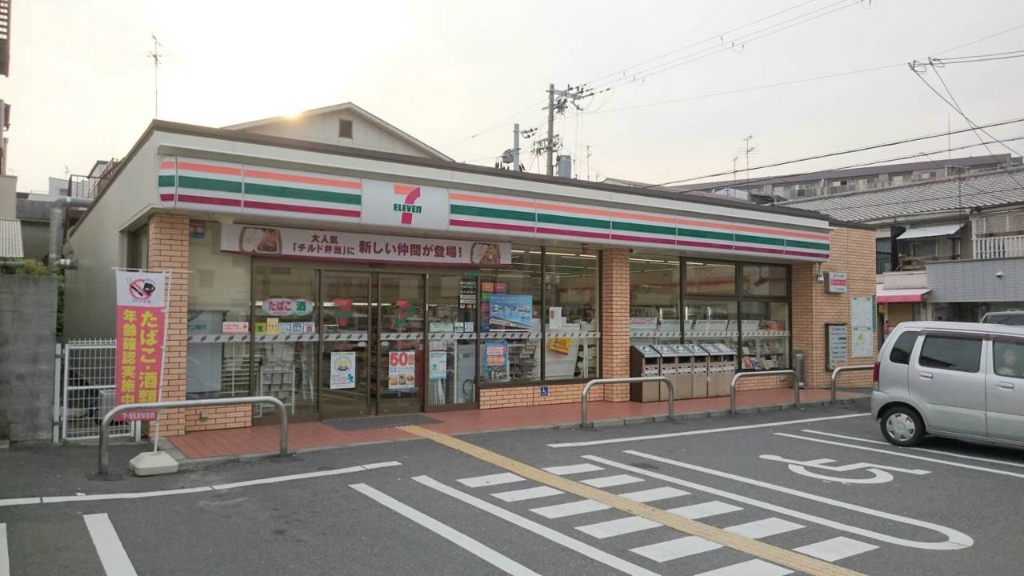 コンビニ　セブンイレブン 大阪塚本6丁目店（コンビニ）まで389m