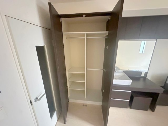 収納　しっかり収納スペースも確保。使いやすいお部屋です。