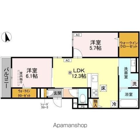 Cocooniaの間取り写真
