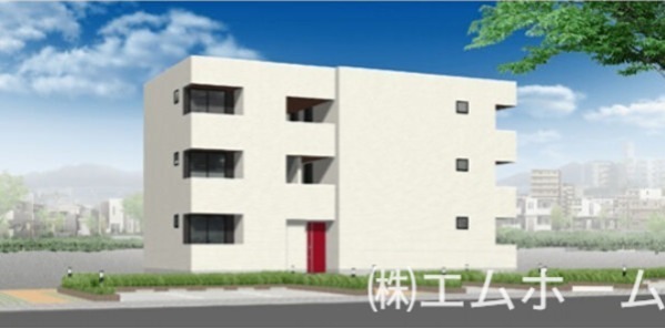 建物外観　デザイナーズ　オートロック付