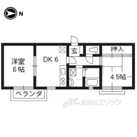 グリーンヒルセイジュの間取り写真