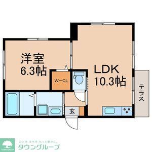 花島ハイム2の間取り写真