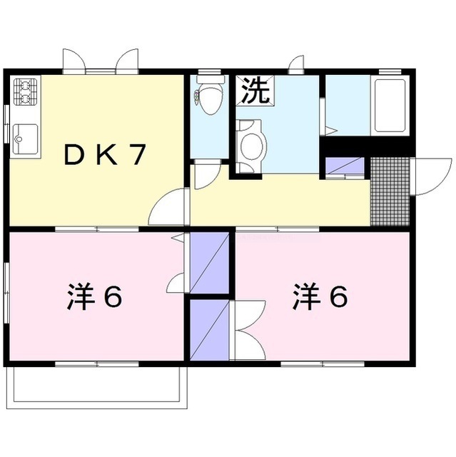 フォンテーヌ大和壱番館の間取り写真