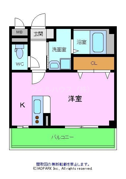 フェリーチェの間取り写真