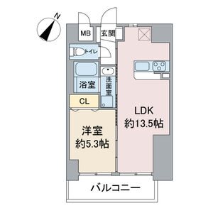 地下鉄名城線 ナゴヤドーム前矢田駅 徒歩2分 12階建 築6年の間取り写真
