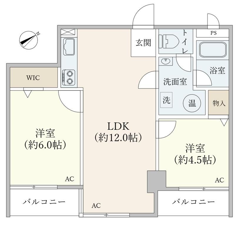 ＪＲ山手線 鶯谷駅 徒歩3分 8階建 築48年の間取り写真