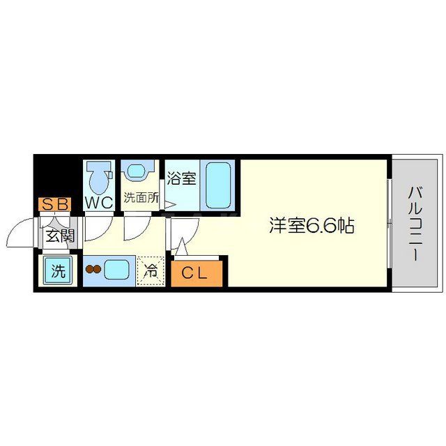 エスリード新大阪ヴェルデの間取り写真