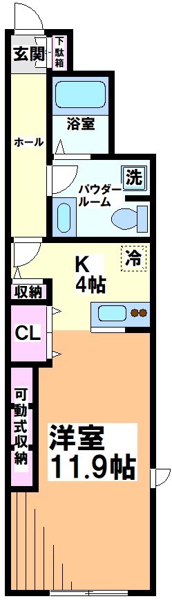 京王井の頭線 西永福駅 徒歩1分 2階建 築9年の間取り写真