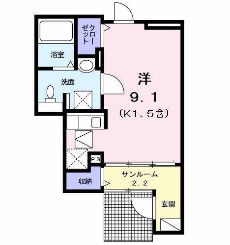 多摩都市モノレール 砂川七番駅 徒歩2分 2階建 築13年の間取り写真