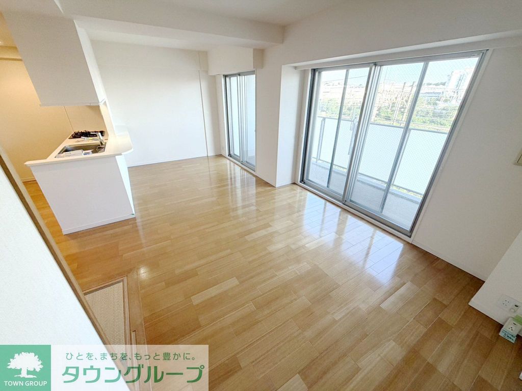 上矢部町マンションの居間写真