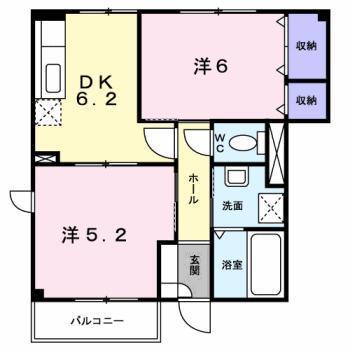 グレシェントの間取り写真