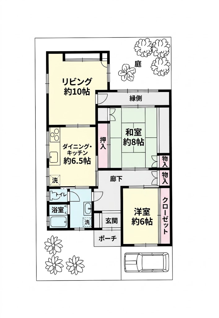 緑丘4丁目 戸建の間取り写真