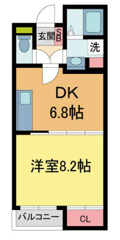 フリオ西宮の間取り写真