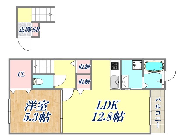 Casa verdeの間取り写真