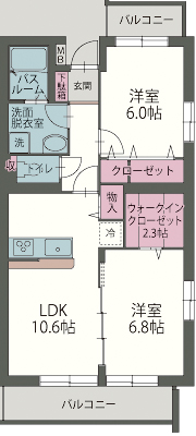 ソレイユＫ　アンの間取り