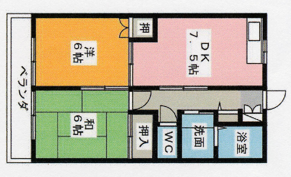 プレステージの間取り