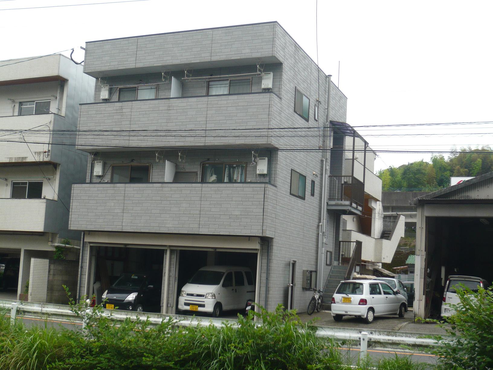 鹿児島市田上のマンションの建物外観