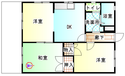 ウォータースプライト祐樹の間取り