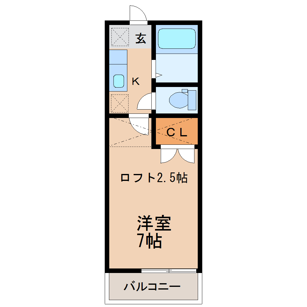 フリーダムヒル白鳥Ｄの間取り