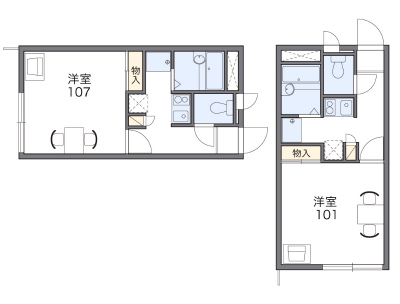 レオパレスMINAの間取り