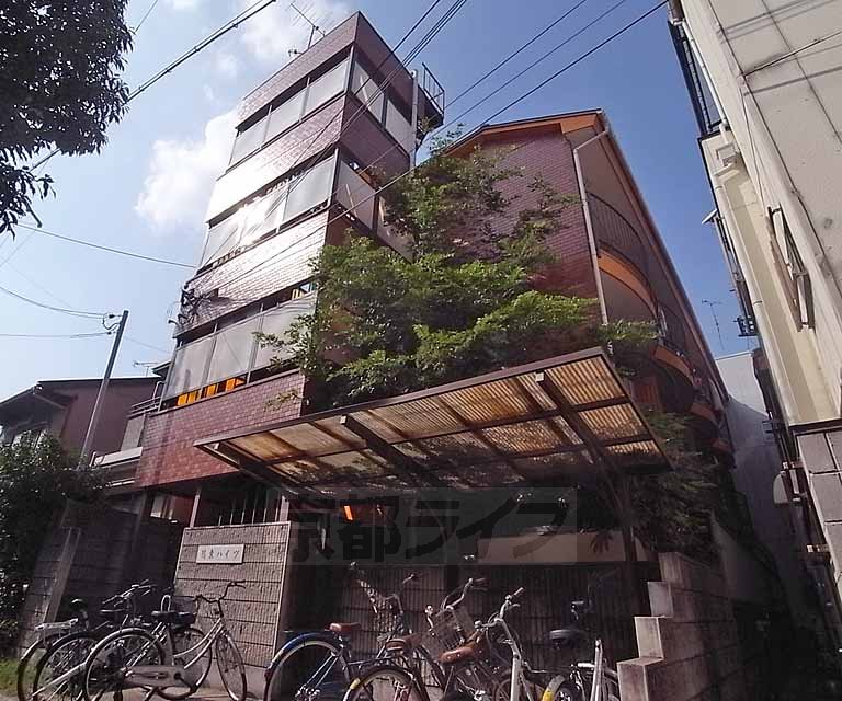 京都市左京区田中下柳町のマンションの建物外観