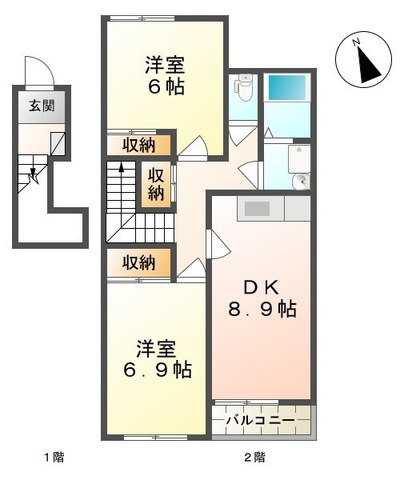 アドヴァンスJ・Y・Bの間取り