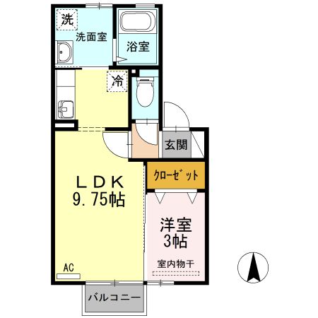 ウィルモア上飯野　Aの間取り